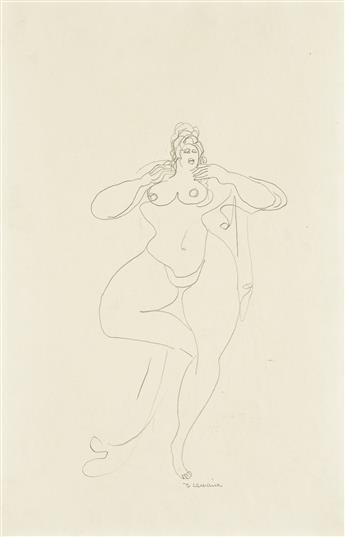 GASTON LACHAISE Standing Nude.